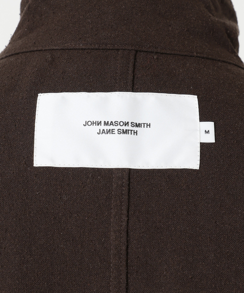 JANE SMITH / JOHN SMITH(ジェーンスミスジョンスミス)の「JANE SMITH / ジェーンスミス GARMENT DYED SILK NOIL ZIP ブルゾン(その他アウター・レディース・ブラウン・FREE)」の4枚目の写真