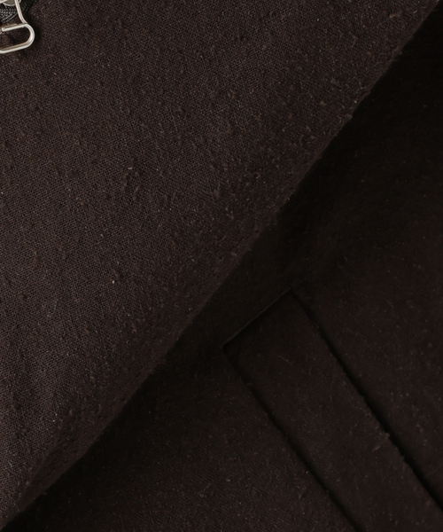 JANE SMITH / JOHN SMITH(ジェーンスミスジョンスミス)の「JANE SMITH / ジェーンスミス GARMENT DYED SILK NOIL ZIP ブルゾン(その他アウター・レディース・ブラウン・FREE)」の5枚目の写真