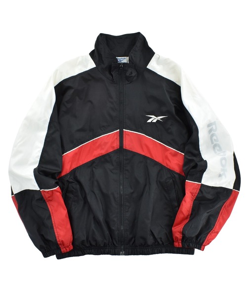 USED】90's Reebok ナイロン トラックジャケット（ナイロンジャケット