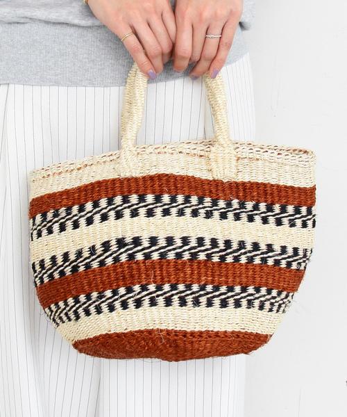 BEAUTY&YOUTH UNITED ARROWS（ビューティーアンドユースユナイテッドアローズ）の「＜MACHAKOS＞∵SISAL GIZA カゴバッグ◆（かごバッグ・レディース・オフホワイト/ベージュ・FREE）」の3枚目の写真