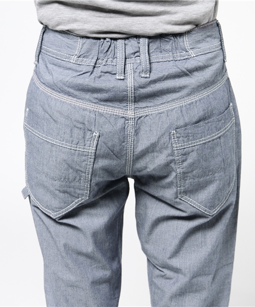 LBC（エルビーシー）の「コットンシャンブレーストライプパンツ（その他パンツ・レディース・ネイビー/ブルー・SMALL/LARGE/MEDIUM）」の7枚目の写真