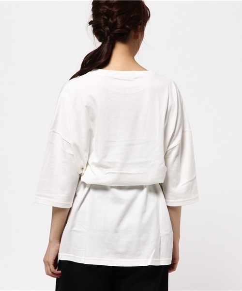 SLY（スライ）の「WAIST BELT POCKET T/SH-S（Tシャツ/カットソー・レディース・ホワイト/ライトブルー/ブルー・FREE）」の6枚目の写真