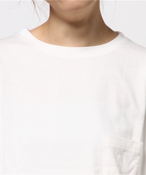 SLY（スライ）の「WAIST BELT POCKET T/SH-S（Tシャツ/カットソー・レディース・ホワイト/ライトブルー/ブルー・FREE）」の7枚目の写真