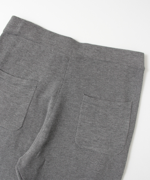 SENSE OF PLACE by URBAN RESEARCH（センスオブプレイスバイアーバンリサーチ）の「ミラノリブニットパンツ（その他パンツ・メンズ・ブラック/グレー/ブラウン・LARGE/MEDIUM）」の8枚目の写真