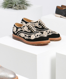 alfredoBANNISTER | 刺繍レースアップ(ドレスシューズ)