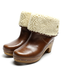 アグ　リネア　LYNNEA　2wayブーツ　ヒール　レザームートン UGG アグ 22 リネア LYNNEA レザー ムートンブーツ ヒール 茶