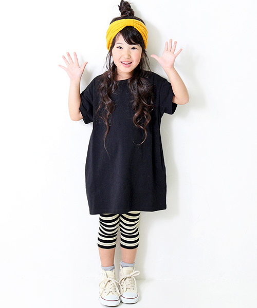 devirock（デビロック）の「天使のレギンス 7分丈 スパッツ（レギンス/スパッツ・キッズ・カーキ/スモークピンク/ダークネイビー/ブラック/ブラック系その他/杢グレー/ホワイト/ヘザーチャコール/マスタード/ホワイト系その他/ブラック系その他2・150cm/90cm/160cm/100cm/130cm/80ｃｍ/120cm/140cm/110cm）」の20枚目の写真