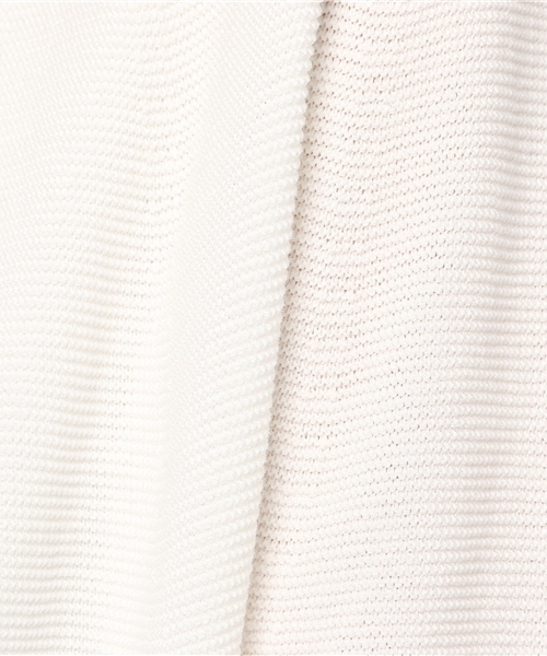 STUDIOUS ステュディオス　ドライタッチガーター編みドルマンCD