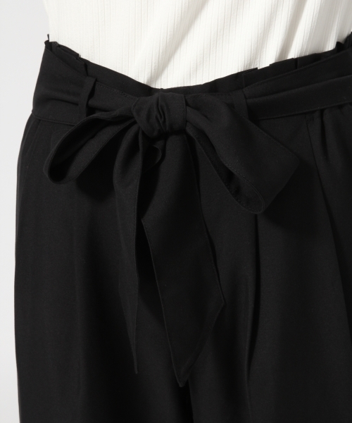 GLOBAL WORK(グローバルワーク)の「リボンキャロットパンツ/764373 (その他パンツ・レディース・ブラック/カーキ/ベージュ・SMALL/LARGE/MEDIUM)」の12枚目の写真