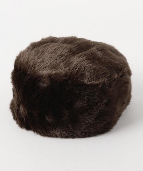 Another Edition（アナザーエディション）の「CASSELINI RUSSIAN HAT（ハット・レディース・マスタード/ダークブラウン・FREE）」の4枚目の写真