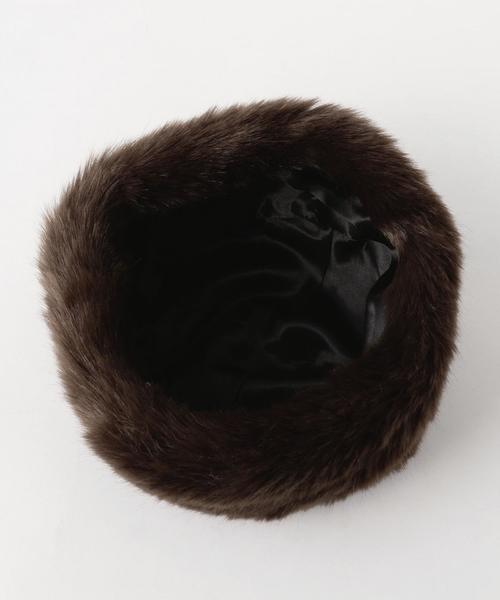 Another Edition（アナザーエディション）の「CASSELINI RUSSIAN HAT（ハット・レディース・マスタード/ダークブラウン・FREE）」の6枚目の写真