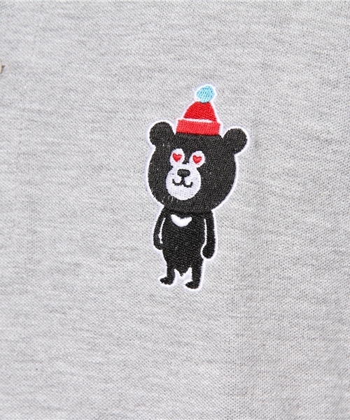 BEAMS T（ビームスティー）の「The Wonderful! design works. / LOVE BEAR POLO（ポロシャツ・メンズ・グレー/ブラック/ネイビー・X-SMALL/SMALL/MEDIUM/LARGE）」の9枚目の写真