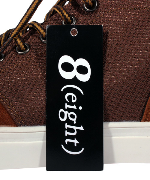 ８(eight)（エイト）の「ハイカット スニーカー スウェード（スニーカー・メンズ・ブラック/ブラウン・25.5cm/26.5cm/25.0cm/26.0cm/27.0cm/28.0cm）」の18枚目の写真