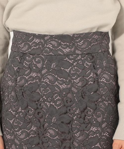 Jewel Changes（ジュエルチェンジズ）の「＜新色追加＞●JOC Lily レース タイトロングスカート2（スカート・レディース・オフホワイト/ダークグレー/ネイビー/ライトブルー・34/36/38）」の20枚目の写真