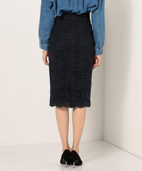 Jewel Changes（ジュエルチェンジズ）の「＜新色追加＞●JOC Lily レース タイトロングスカート2（スカート・レディース・オフホワイト/ダークグレー/ネイビー/ライトブルー・34/36/38）」の15枚目の写真