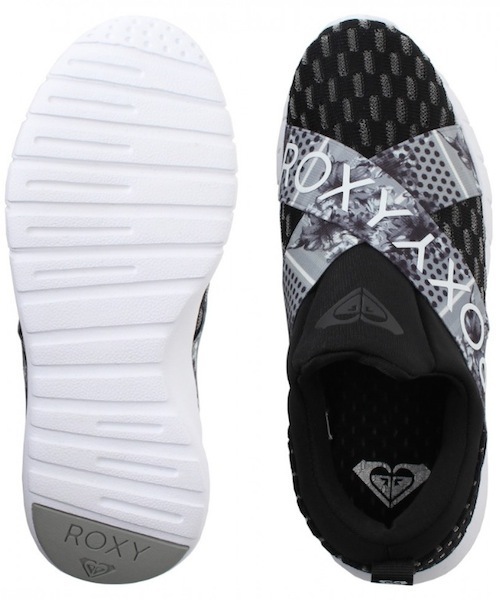 ROXY（ロキシー）の「MAKANI/ロキシー スニーカー ゴムバンド フィットネス ジム ヨガ ランニング（スニーカー・レディース・ホワイト/ブラック/ネイビー・25cm/24.5cm/24cm/23.5cm/23cm）」の9枚目の写真