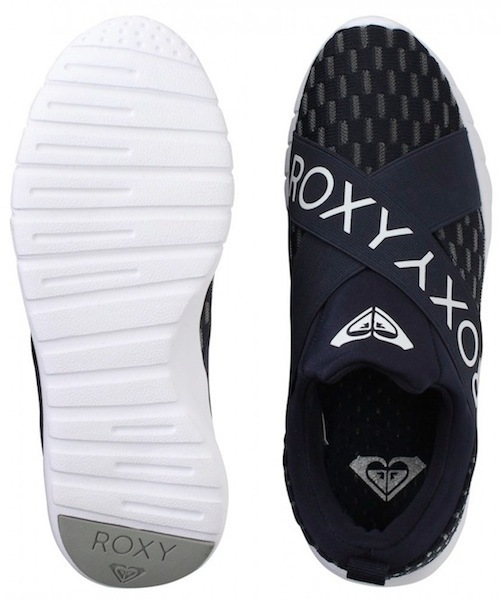 ROXY（ロキシー）の「MAKANI/ロキシー スニーカー ゴムバンド フィットネス ジム ヨガ ランニング（スニーカー・レディース・ホワイト/ブラック/ネイビー・25cm/24.5cm/24cm/23.5cm/23cm）」の5枚目の写真