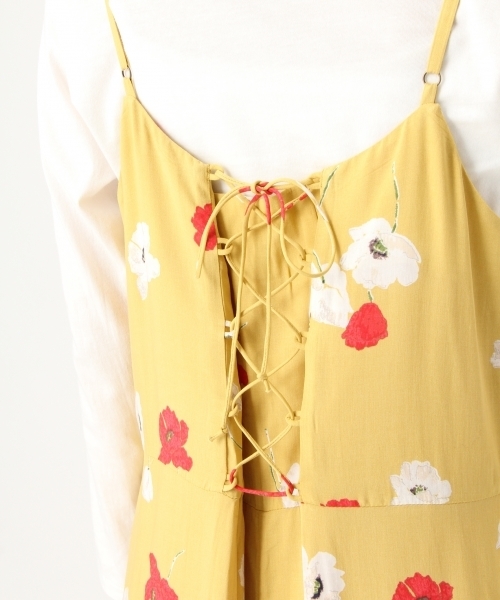 niko and...(ニコアンド)の「オリジナルレトロプリントキャミワンピース(ワンピース・レディース・レッド/ネイビー/マスタード・MEDIUM/LARGE)」の17枚目の写真