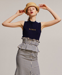 REDYAZEL | ＢＯＮＮＥ　ＪＯＵＲＮＥＥノースリニット(Tシャツ/カットソー)