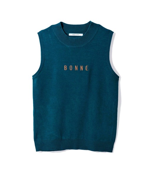 REDYAZEL（レディアゼル）の「ＢＯＮＮＥ　ＪＯＵＲＮＥＥノースリニット（Tシャツ/カットソー・レディース・ネイビー/オフホワイト/オレンジ/グリーン・FREE）」の6枚目の写真