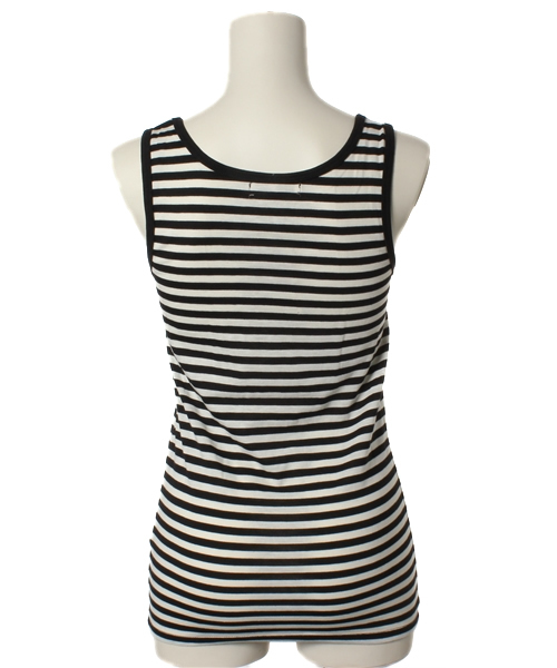 WEGO（ウィゴー）の「WEGO/ボーダータンクトップ（タンクトップ・レディース・ブラック/レッド/トリコロール・FREE）」の5枚目の写真