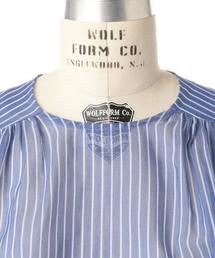 ドゥロワー DRAWER シルクコットン フレアスリーブブラウス36 ドゥロワー DRAWER シルクコットン フレアスリーブブラウス36