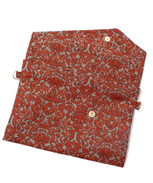 WHO'S WHO gallery（フーズフーギャラリー）の「ゴブランクラッチバッグ（クラッチバッグ・メンズ・ブラック/ブルー/オレンジ・FREE）」の8枚目の写真