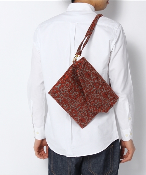 WHO'S WHO gallery（フーズフーギャラリー）の「ゴブランクラッチバッグ（クラッチバッグ・メンズ・ブラック/ブルー/オレンジ・FREE）」の6枚目の写真