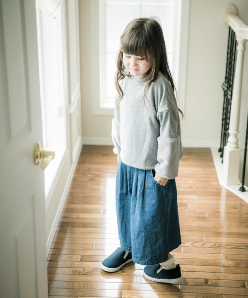 Catherine Cottage（キャサリンコテージ）の「デニムサロペット（サロペット/オーバーオール・キッズ・ネイビー/ブルー・100/110/120/130/140）」の8枚目の写真