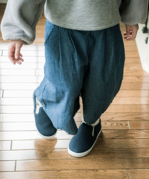 Catherine Cottage（キャサリンコテージ）の「デニムサロペット（サロペット/オーバーオール・キッズ・ネイビー/ブルー・100/110/120/130/140）」の7枚目の写真