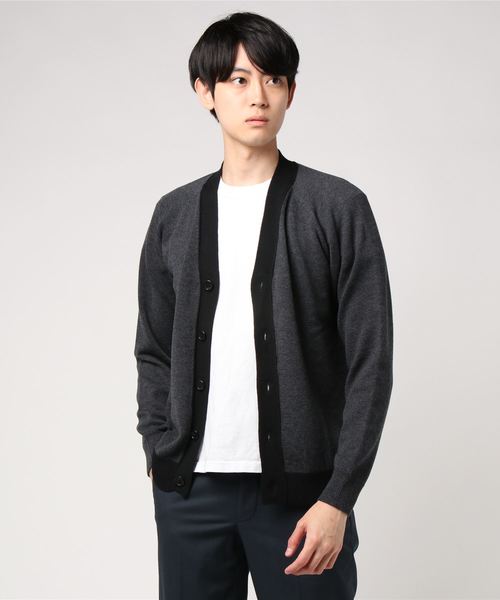 Margaret Howell 黒 カーディガン MARGARET HOWELL 黒 カーディガン L