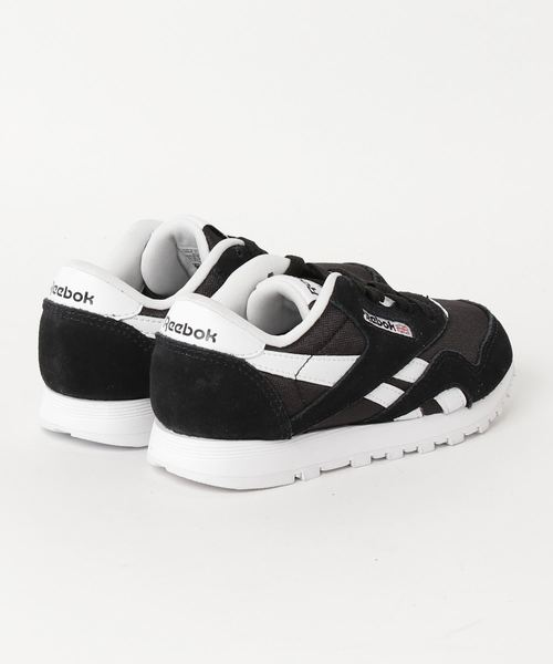 Reebok（リーボック）の「CL ナイロン（スニーカー・キッズ・ブラック×ホワイト・21.0cm/22.0cm/17.0cm/18.0cm/19.0cm/20.0cm）」の2枚目の写真