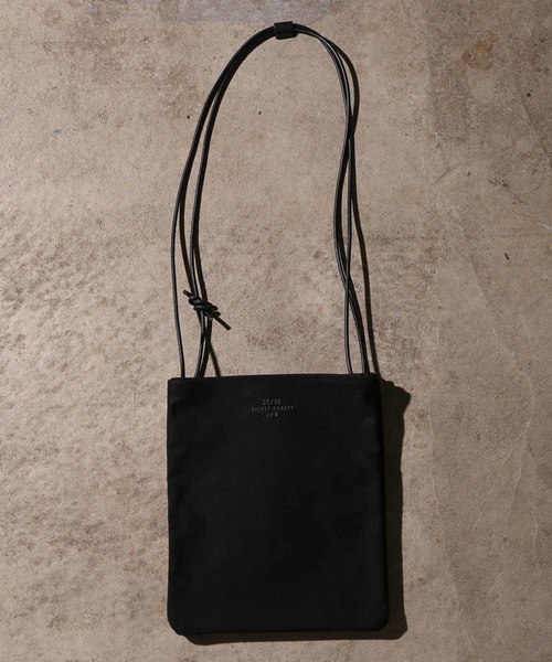 20/80(テゥエンティーエイティー)の「【20/80】別注 CANVAS 2BAGS(ショルダーバッグ・メンズ・ブラック/イエロー/キナリ/レンガ・FREE)」の3枚目の写真