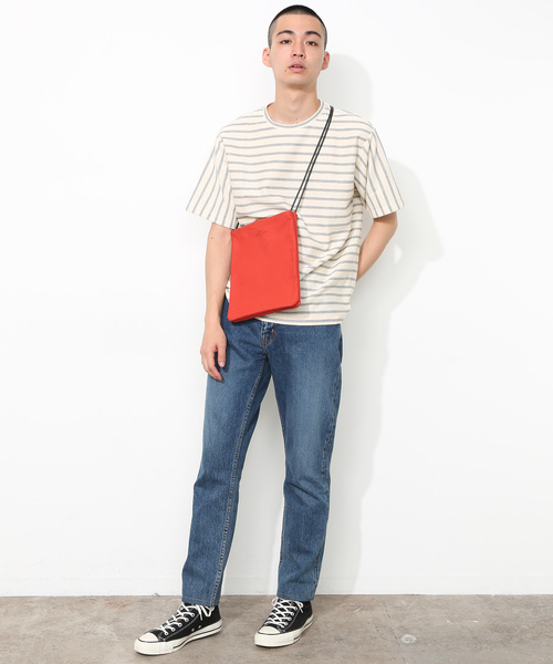 20/80(テゥエンティーエイティー)の「【20/80】別注 CANVAS 2BAGS(ショルダーバッグ・メンズ・ブラック/イエロー/キナリ/レンガ・FREE)」の11枚目の写真
