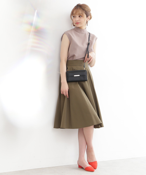 N.(N. Natural Beauty Basic)(エヌエヌナチュラルビューティーベーシック)の「◆ウォレットショルダーバッグ(財布・レディース・ブラック/グレー/ピンク/イエロー・フリ-)」の5枚目の写真