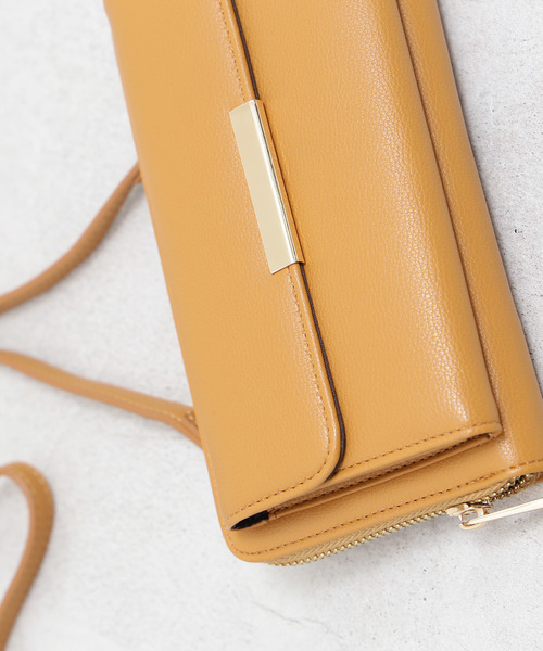 N.(N. Natural Beauty Basic)(エヌエヌナチュラルビューティーベーシック)の「◆ウォレットショルダーバッグ(財布・レディース・ブラック/グレー/ピンク/イエロー・フリ-)」の12枚目の写真