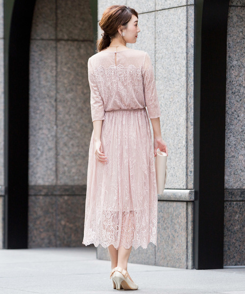 kana（カナ）の「ドットチュール × パネル レース 結婚式 お呼ばれ  