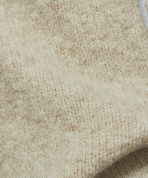 Abahouse Devinette（ドゥヴィネット）の「ウールタムストレッチカーディガン（カーディガン/ボレロ・レディース・アイボリー/ダークブラウン/オレンジ・フリー）」の10枚目の写真