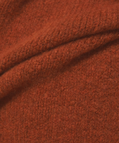 Abahouse Devinette（ドゥヴィネット）の「ウールタムストレッチカーディガン（カーディガン/ボレロ・レディース・アイボリー/ダークブラウン/オレンジ・フリー）」の13枚目の写真