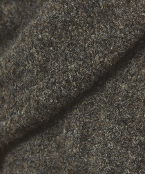 Abahouse Devinette（ドゥヴィネット）の「ウールタムストレッチカーディガン（カーディガン/ボレロ・レディース・アイボリー/ダークブラウン/オレンジ・フリー）」の14枚目の写真