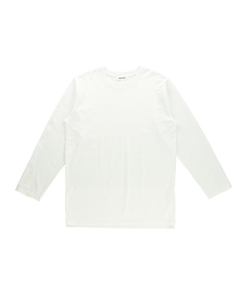 MONKEY TIME(モンキータイム)の「<monkey time> 40/2TJK LONG TEE/Tシャツ ◆(Tシャツ/カットソー・メンズ・ダークグレー/ホワイト・LARGE/SMALL/MEDIUM/X-LARGE)」の5枚目の写真