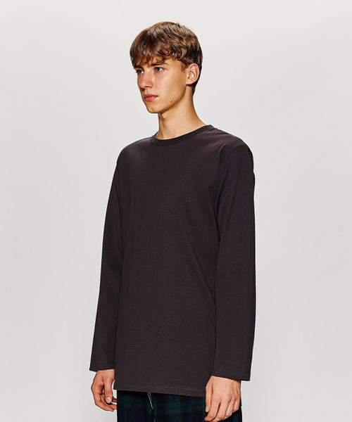 MONKEY TIME(モンキータイム)の「<monkey time> 40/2TJK LONG TEE/Tシャツ ◆(Tシャツ/カットソー・メンズ・ダークグレー/ホワイト・LARGE/SMALL/MEDIUM/X-LARGE)」の6枚目の写真