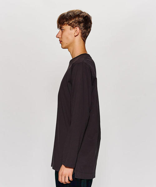MONKEY TIME(モンキータイム)の「<monkey time> 40/2TJK LONG TEE/Tシャツ ◆(Tシャツ/カットソー・メンズ・ダークグレー/ホワイト・LARGE/SMALL/MEDIUM/X-LARGE)」の7枚目の写真