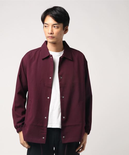 WEGO（ウィゴー）の「WEGO/ストレッチコーチジャケット（ブルゾン・メンズ・ブラック/ブラウン/ワイン・SMALL/MEDIUM/LARGE）」の22枚目の写真
