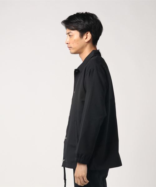 WEGO（ウィゴー）の「WEGO/ストレッチコーチジャケット（ブルゾン・メンズ・ブラック/ブラウン/ワイン・SMALL/MEDIUM/LARGE）」の4枚目の写真