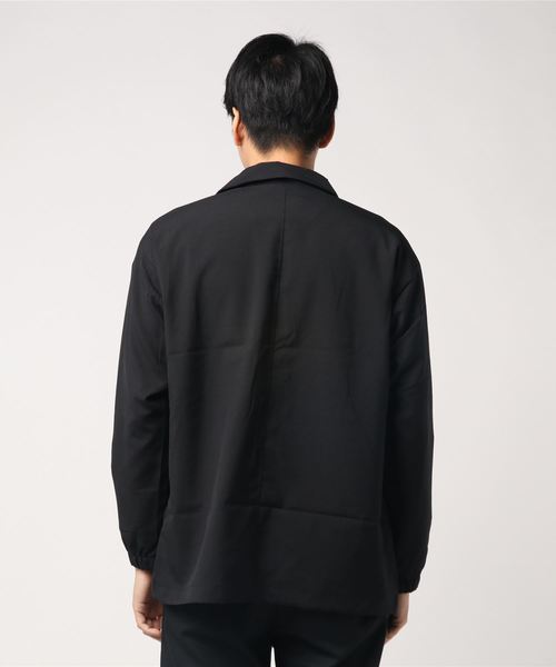 WEGO（ウィゴー）の「WEGO/ストレッチコーチジャケット（ブルゾン・メンズ・ブラック/ブラウン/ワイン・SMALL/MEDIUM/LARGE）」の5枚目の写真