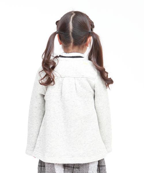 RAGMART（ラグマート）の「ソフト裏毛カーディガン（カーディガン/ボレロ・キッズ・ベージュ/グレー・100cm/110cm/120cm/130cm）」の5枚目の写真