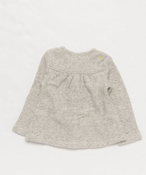 RAGMART（ラグマート）の「ソフト裏毛カーディガン（カーディガン/ボレロ・キッズ・ベージュ/グレー・100cm/110cm/120cm/130cm）」の3枚目の写真