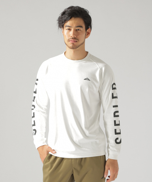 BAYFLOW（ベイフロー）の「[SEEDLER ( シードラー)]ソデプリントロングスリーブT（Tシャツ/カットソー・メンズ・ホワイト/ベージュ/チャコール・SMALL/LARGE/MEDIUM）」の6枚目の写真