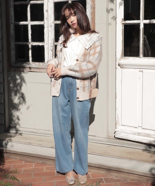 one after another NICE CLAUP（ワンアフターアナザーナイスクラップ）の「ヴィンテージ襟レースブラウス（シャツ/ブラウス・レディース・オフホワイト/モカ/ライトベージュ・FREE）」の19枚目の写真